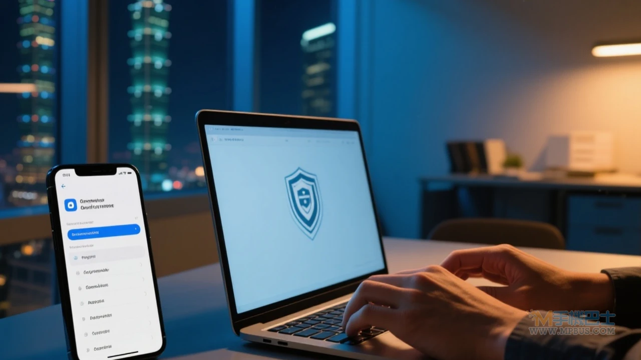 手機設定操作畫面