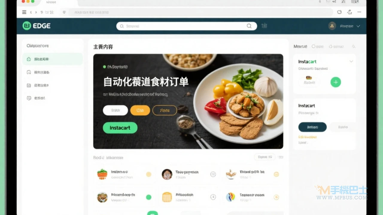 購物功能示意圖