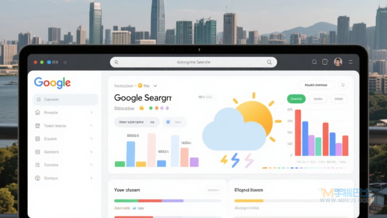Google AI天氣預測介面示意圖