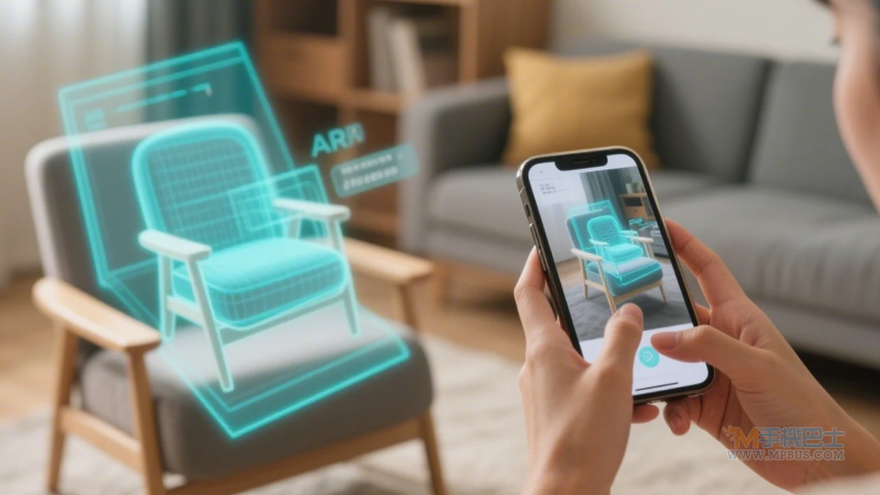 AR家具互動示意