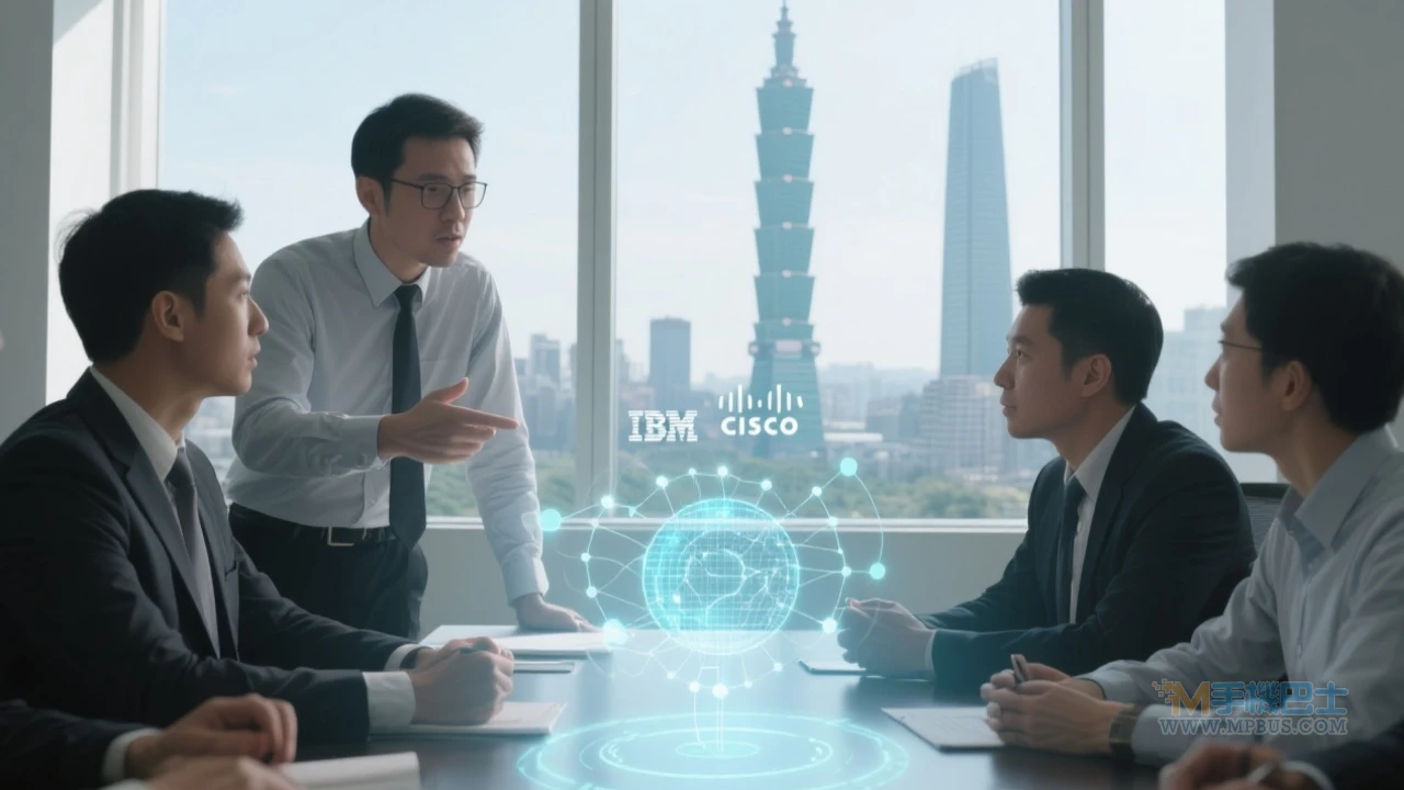 工程師討論量子網路