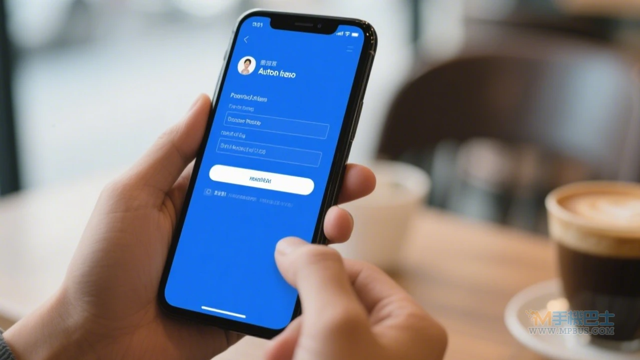 自動填寫表單功能示意