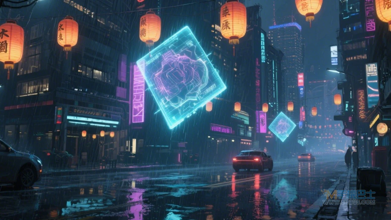 賽博龐克城市對比