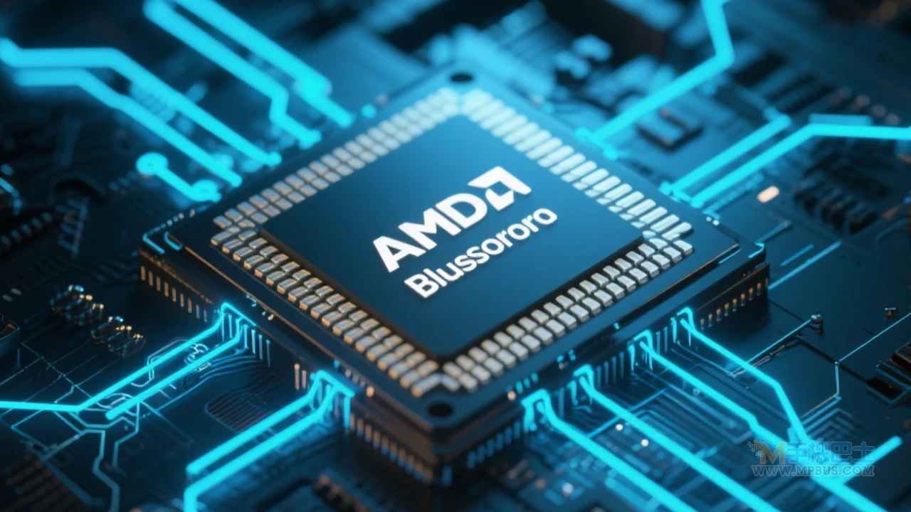 半導體晶片特寫