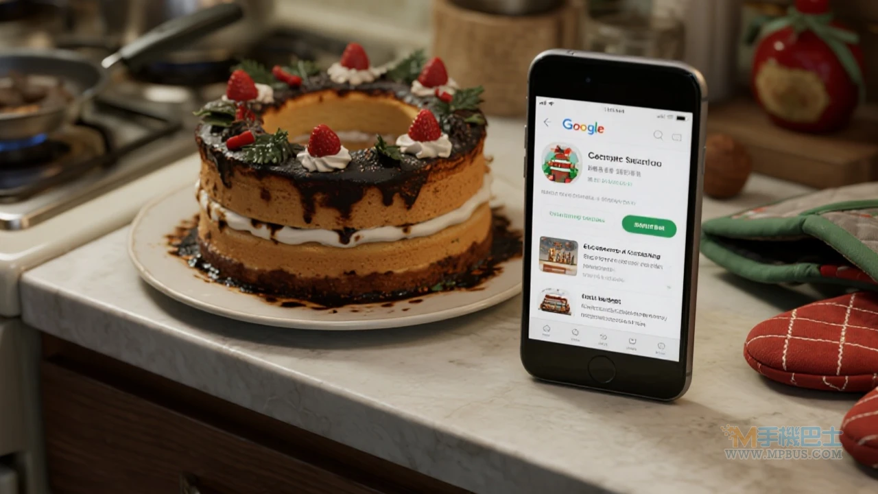 Google搜尋食譜竟出包！AI摘要誤導導致聖誕蛋糕烤成焦炭 - 手機巴士