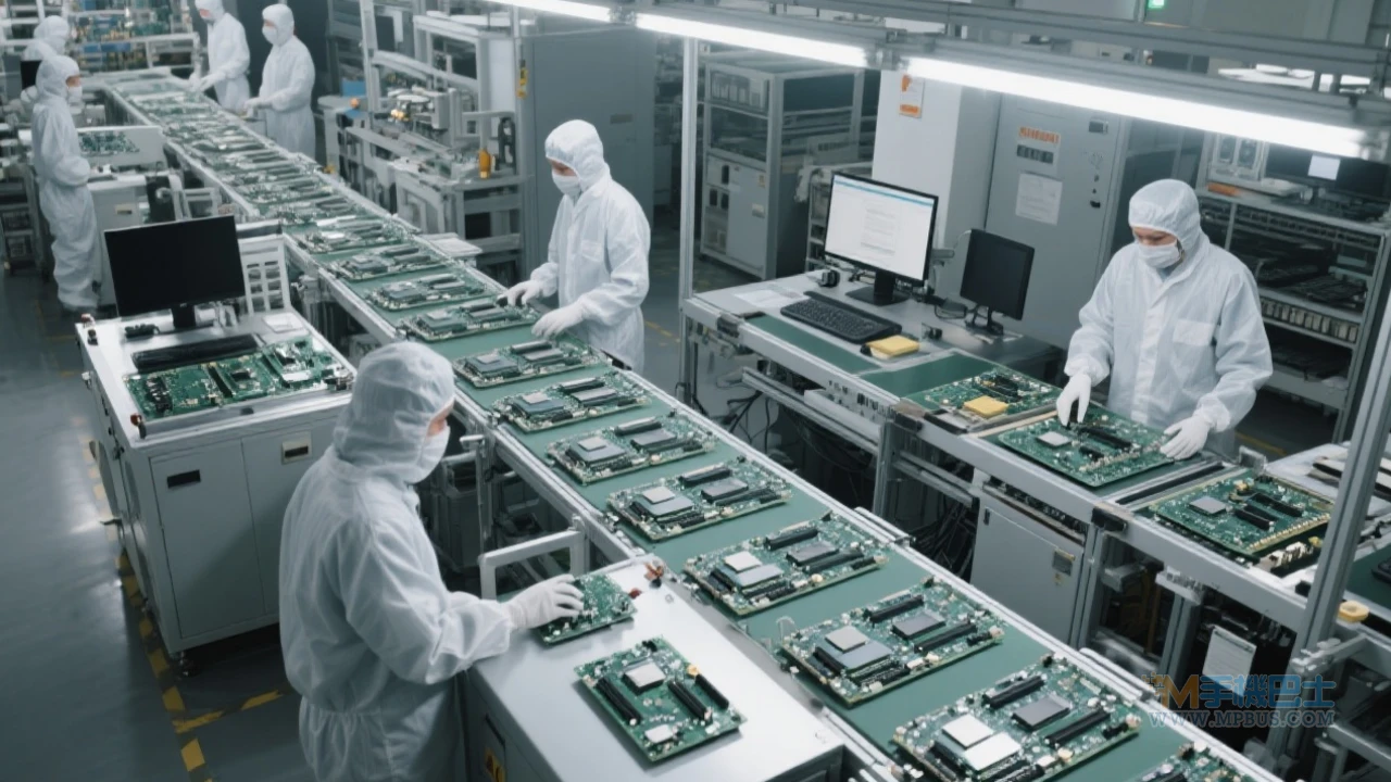 記憶體生產線實景