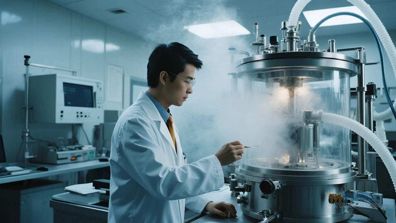 量子電腦元件特寫