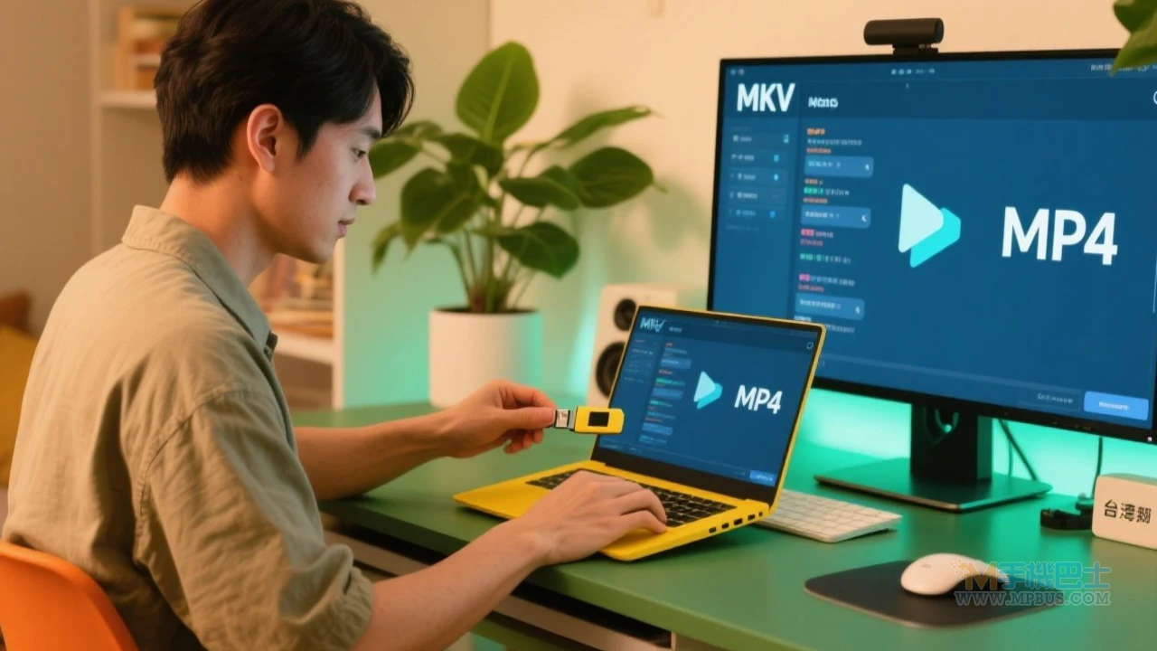 電腦傳輸檔案到USB裝置示意圖