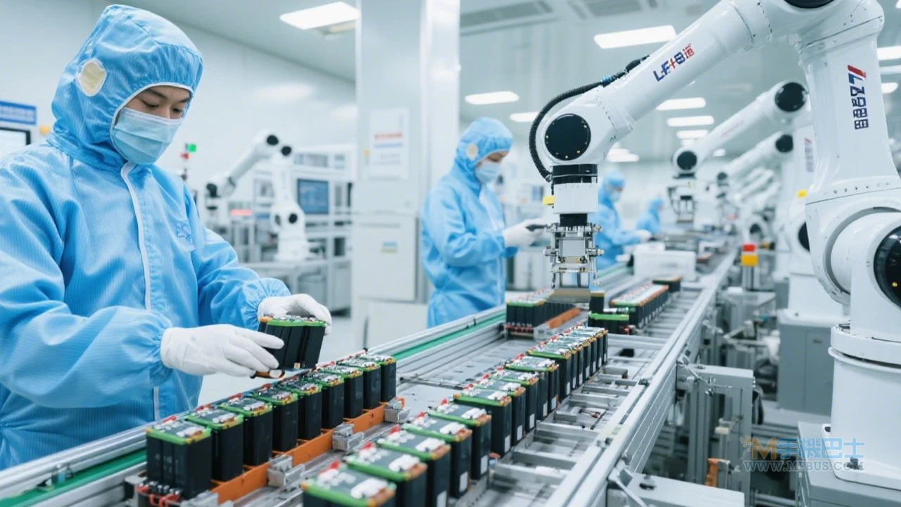 LFP電池生產線實況